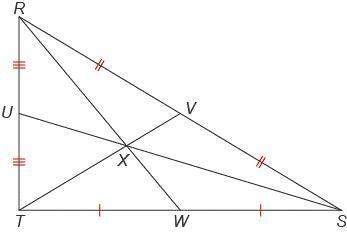 (20 points! ) in triangle rsw, line segment rw is a median and is equal to 27 cm. what is the length