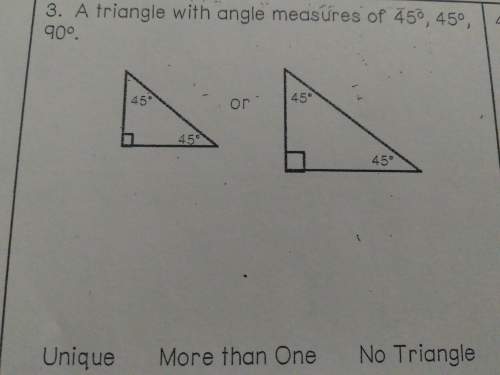 Are they unique more than one or no triangle