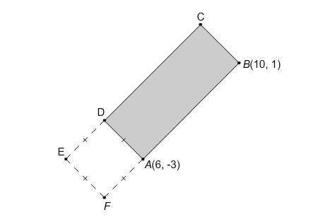 Asquare is constructed on side of quadrilateral abcd such that lies on , as shown in the figure.