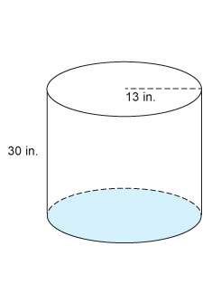 What is the exact volume of the cylinder?  a. 780 in^3 b.