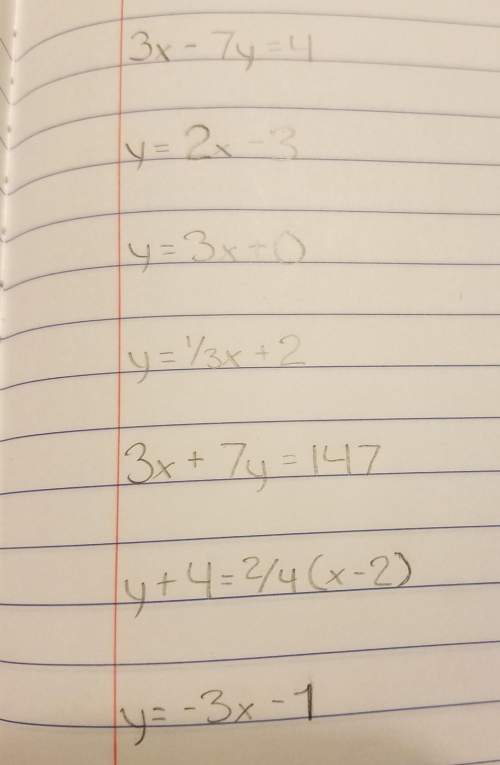 What are these equations in all three y=mx+b, ax+by=c, and y - y-intercept=m(x - (x one)