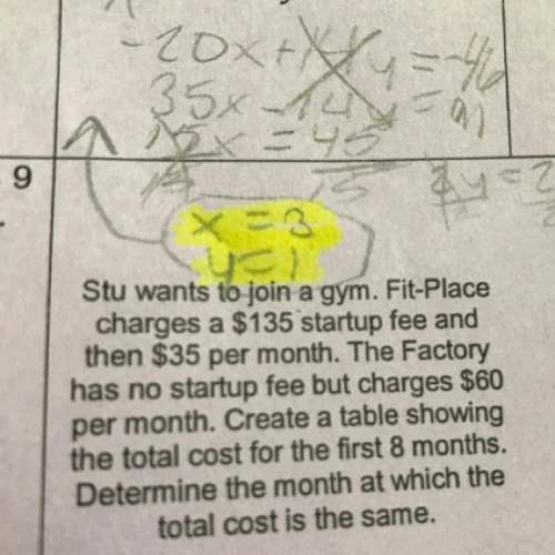 Algebra i, just the stu question.