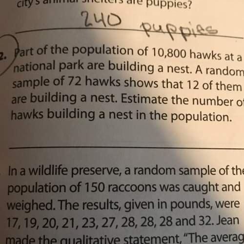 What is the estimated number of hawks building a nest in the population?