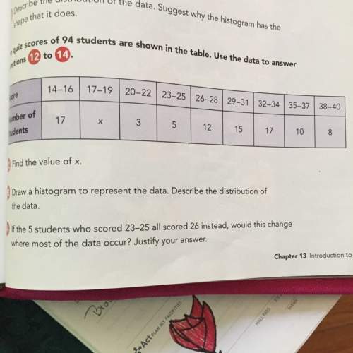 In problem 12, the first one x=7 explain how to find that answer