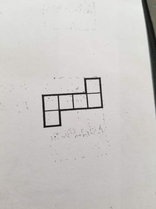 The figure shown consists of a 6 congruent squares. the area of the figure is 96 sq cm. what is the