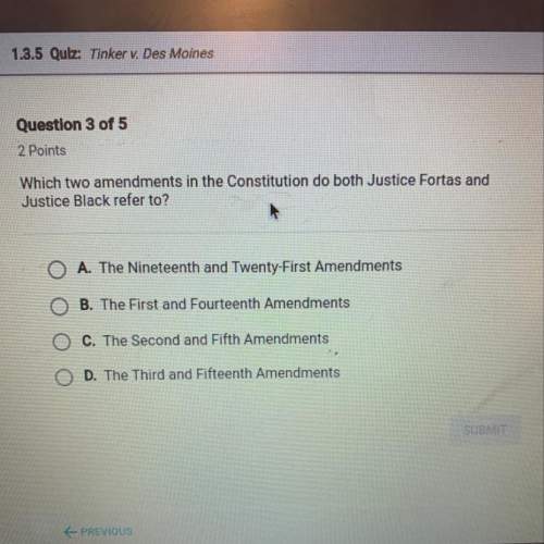 Which two amendments in the constitution do both justice fortas and justice black refer to?