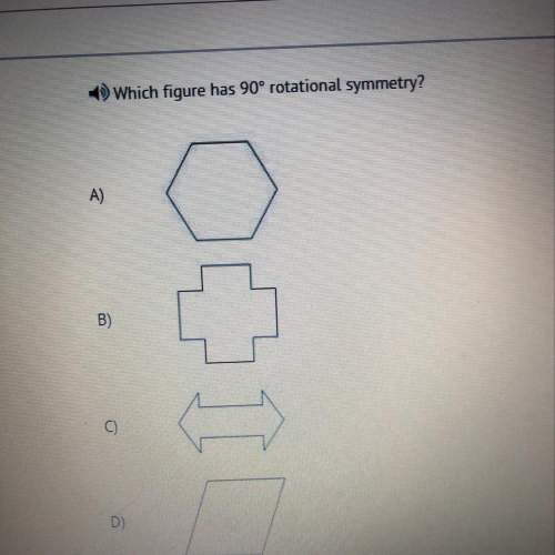 Which figure has 90 rotational symmetry?