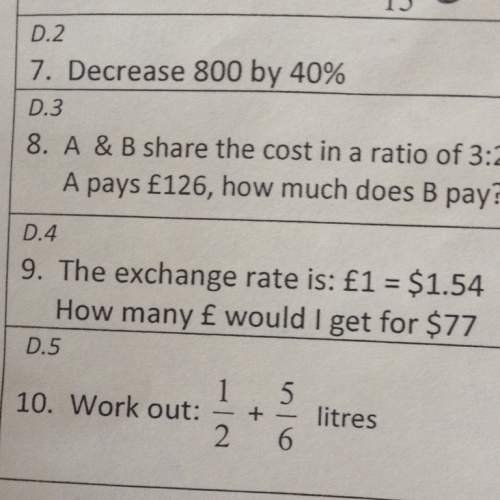 Can someone me with question 9. somebody answered it but this is the full question