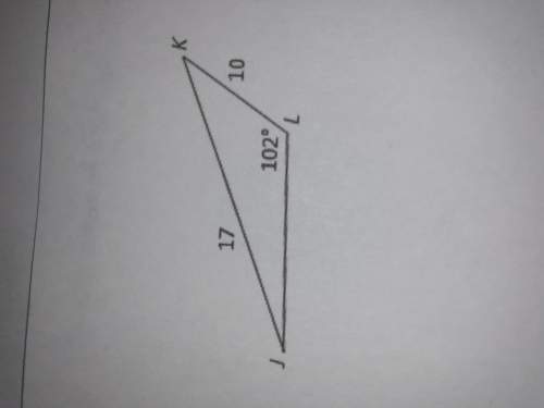 what is the measure of angle k in the triangle below?