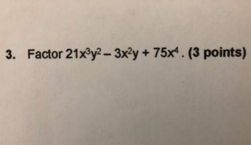 (20 pts) factor this equation: 21x^3-18x^2y+24xy^2 i also need the steps.