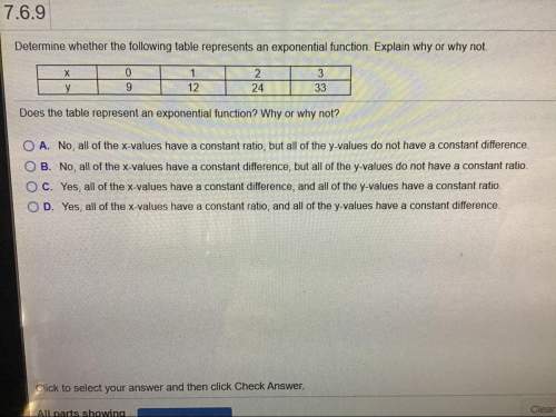Need with exponential functions  30  and i know the answer isn’t c
