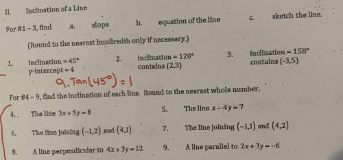 Image 2 are the  can someone pls tell me how to find the equation of the line, and how t
