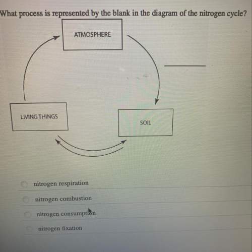 What process is represented by the blank in the diagram of the nitrogen cycle?