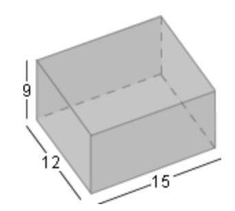 What is the surface area of the rectangular prism below? a. 423 units squaredb. 630 uni