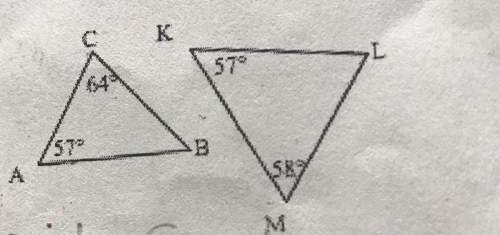 Me determine if the two angles r similar