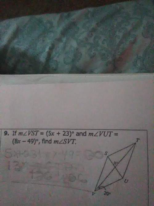Look at the picture. i need to find svt. the answer is 17 degrees but i don't know how to get that a
