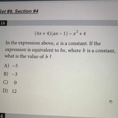 Can anybody do this sat problem for me? show your work. (extra points offered)