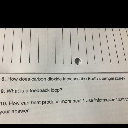 Me with the first one ! how does carbon dioxide increase the earth’s temperature?