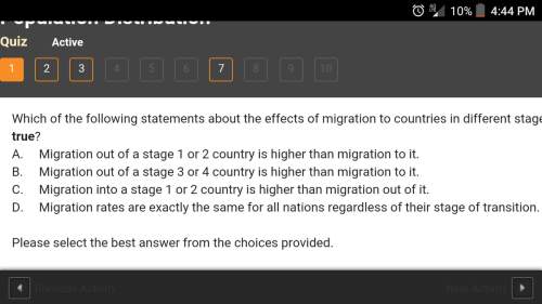 Which of the following statements about the effects of migration to countries in different stages of