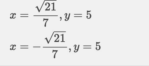 X(y + 2) (x = 3, y = 5)
Solve using substitution