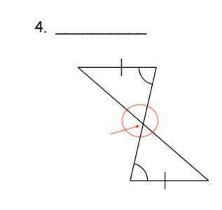What postulate or theorem can be used to prove that these two triangles are congruent?

PLEASE HELP