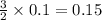 \frac{3}{2}\times 0.1=0.15