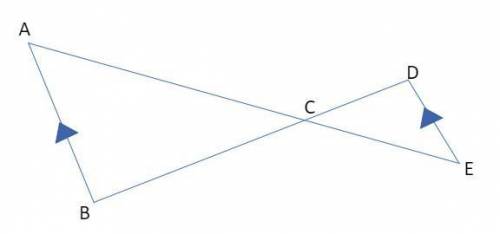 Select the reason why these triangles are

similar. If they are not, select Not similar.
A. AA
B.