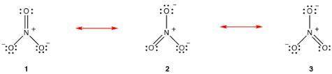 Draw the Lewis structures for three resonance forms of the nitrate ion, NO−3 . Include electron lone