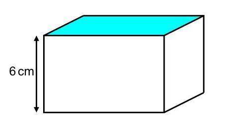 6 cm

The height of the cuboid is 6 cm.The volume of the cuboid is 90 cm'.What is the area of the sh