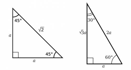 Anybody know how to do Special Right Triangles for geometry if so could you explain how to do it.