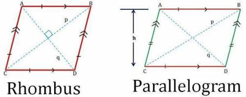 What is a rhombus? and what are parallelograms