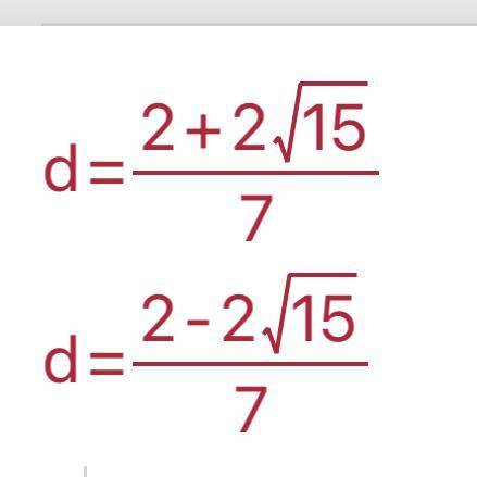 Solve using the quadratic formula.​