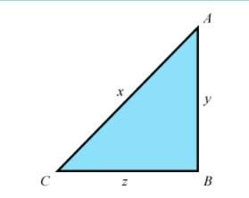 {}triangle abc with the given measurements is rotated in space about side ab. which answer gives the