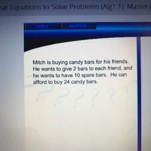 What is the algebraic sentence that will  him figure out how many friends he can treat?