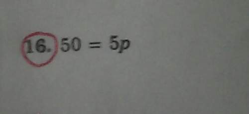 50 = 5pthe answer has to be 50