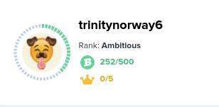Hey guys i need 5 brainllest so i can get a new rank can yall me i would really appreciate it