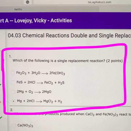 Which of the following is a single replacement reaction ?