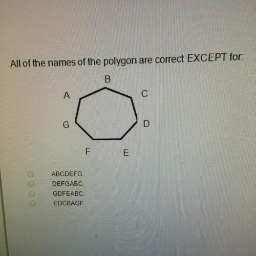 All of the names of the polygon are correct except for: