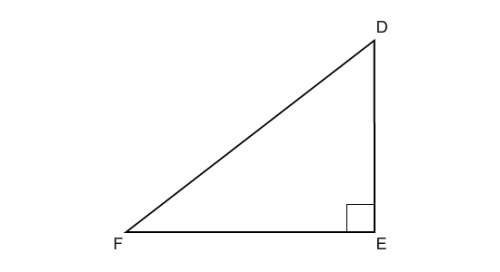 In △def, df = 17 and m∠f=32. find df to the nearest tenth.