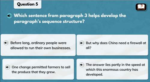 Which sentence from paragraph 3 develop the paragraph's sequence structure?