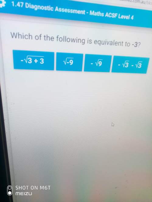 Which of the following is equivalent to -3?