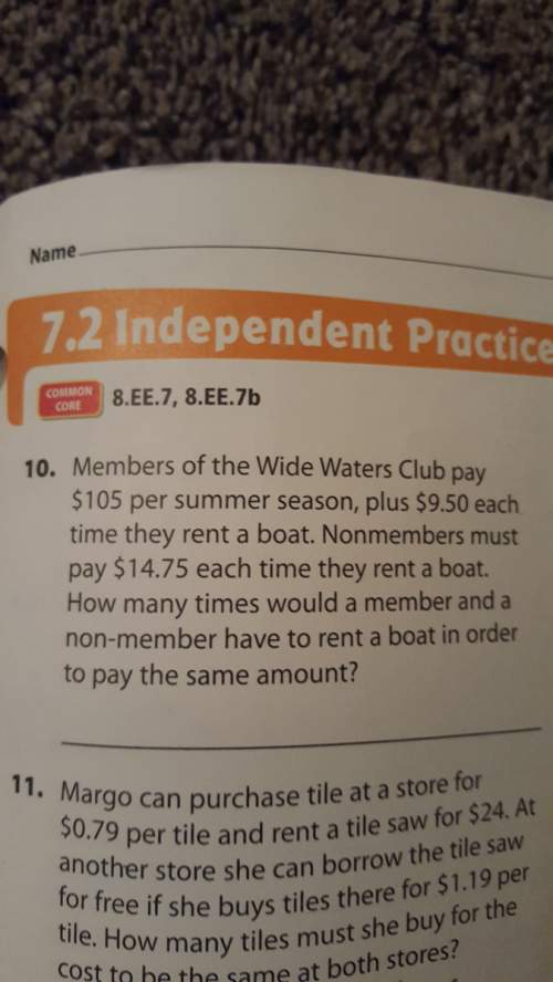 How many times would a member and a non member have to rent a boat in order to pay the same amount