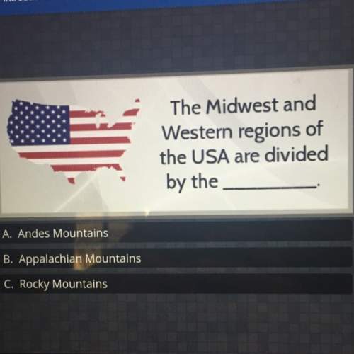 The midwest and the western regions of usa are divided by the