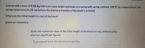 Found the potential spring energy. not sure how to find the height of the block by knowing only the
