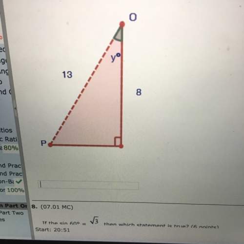 Find the measure of angle y. round your answer to the nearest