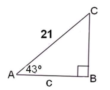 1. in the triangle below, determine the value of c. 2. in the triangle below, what ratio