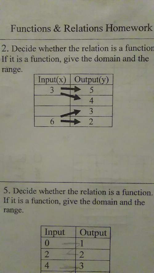 (18 points! )decide whether the relation is a function. if it is a function,give the domain and the