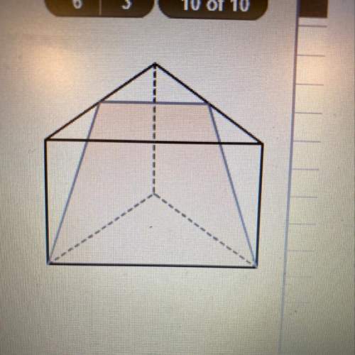 identify the cross section shown. a. octagon  b. rectangle  c. trapezoid