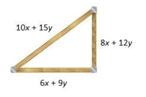 Brainliest asap! me : ) assume that the wooden triangle shown is a right triangle.