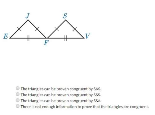 Which statement about the triangles is true?
